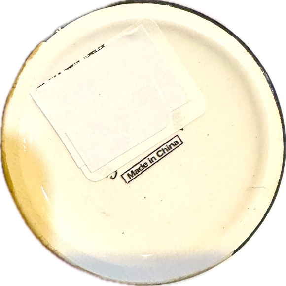 NEW VTG RARE CIC CERAMIC SANTA CLAUS CUP TUMBLER BLACK RED CERTIFIED INTERNATNAL - Picture 5 of 7